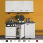 keukenblok 180 met inbouw koelkast, magnetron en 2-pit elektrisch kookplaat RAI-330