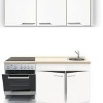 Keukenblok 150 x 60 cm incl. oven + kookplaat + spoelbak en wandkasten RAI-389
