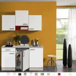 Kitchenette Zamora Wit 150 cm Incl. keramische kookplaat en rvs spoelbak KT159-9-543