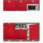 Kitchenette 180cm incl inbouw koelkast en combi magnetron en vaatwasser RAI-3030