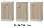 Keukenblok 150 houtnerf incl rvs spoelbak, koelkast en wandkasten RAI-4459 - Afbeelding 3
