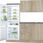 Keukenblok 180 x 60 cm incl. spoelbak en wandkasten RAI-490