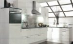 L-Keuken Mat Wit bengt 350x190 cm Incl. Inbouwapparatuur HRG-7864