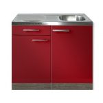 Keukenblok Imola Rood met La 100 x 60 cm HRG-3104