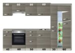 Rechte keuken 270cm incl apparatuur RAI-320