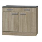 Bufetkast Neapel licht eiken ruw (BxHxD) 100,0x84,8x60,0 cm HRG-1190