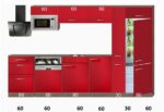 Rechte keuken 330cm incl inbouw apparatuur RAI-3388