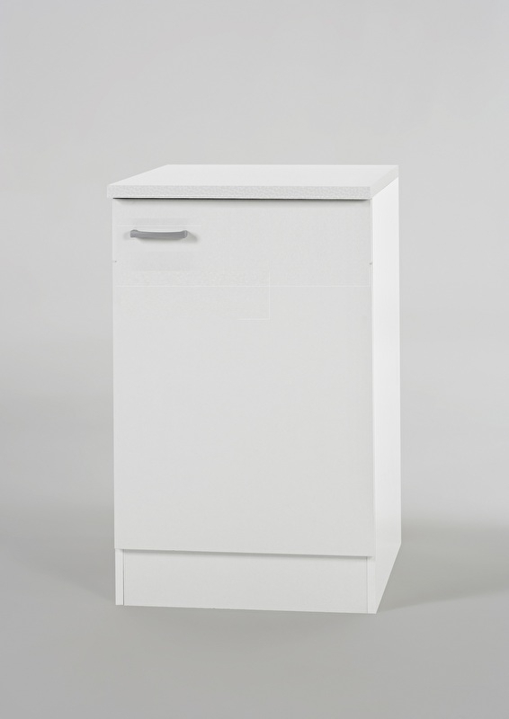 368661ff890326508b2ca0eca7d06a76fddcddf9 Spoelbak kast Wit 50cm x 60cm OPTI-24 - Afbeelding 1