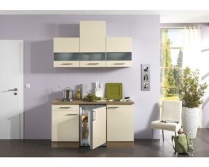 Kitchenette Bilbao 150 cm créme Incl. Inbouwapparatuur OPTI-690
