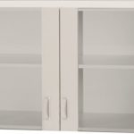 Bovenkast Klassiek 50 Wit met glas 100cm x 32 cm O500-6-OPTI-37