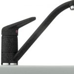 Lage druk keukenkraan Franke 751 grafiet Incl. aansluitslangen HRG-85