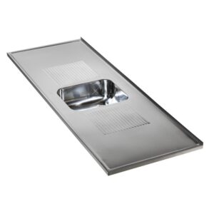 rvs aanrechtblad opleg 150cm x 60cm RAI-2500