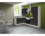 L-Keuken Faro Antraciet Incl. Inbouwapparatuur 270 x 160 cm HRG-3845