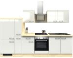 Keuken Abaco Nacre glanzend 300 cm Incl. Inbouwapparatuur HRG-31189