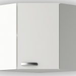 Hoek wandkast Lagos White satin (BxHxD) 60,0x57,6x34,6 cm OED606-9