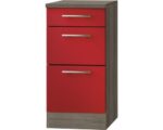 Kabinet Imola signaal rood satijn (BxHxD) 40,0x84,8x60,0 cm HRG-5125