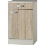 Onderkast met een La Padua licht eiken ruw (BxHxD) 50,0x84,8x60,0 cm HRG-193