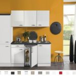 Keukenblok Lagos wit hoogglans 210 cm Incl. Inbouwapparatuur RAI-749