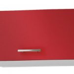 Wandkast met klapdeuren Imola signaal rood satijn (BxHxD) 60,0x34.5x34,6 cm OPTI-53