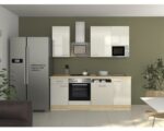 Keuken wit hoogglans 220 cm Incl. Inbouwapparatuur RAI-1189 - Afbeelding 2