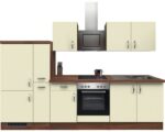 Keuken Sienna crème 300cm Incl. Inbouwapparatuur HRG-51189