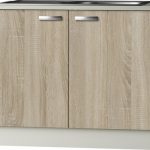 Spoelbak Padua licht eiken ruw (BxHxD) 100,0x84,8x60,0 cm HRG-199